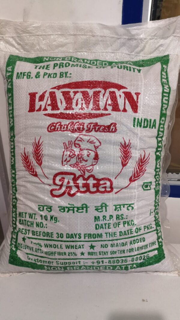 layman fresh chaki atta